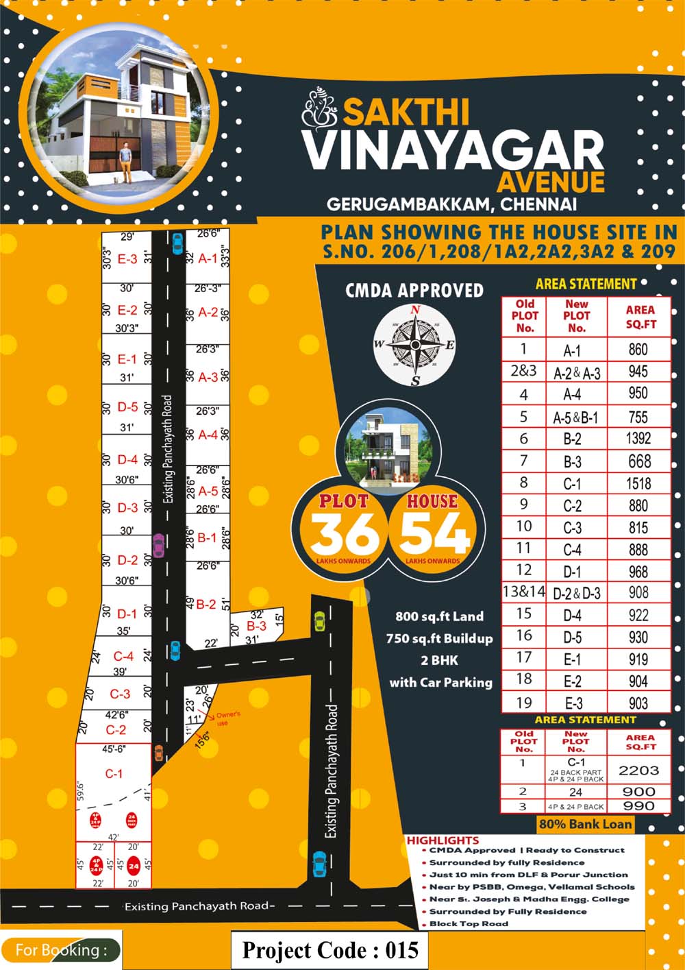 Sakthi Vinayagar Avenue - Gerugambakkam in chennai Layout 1