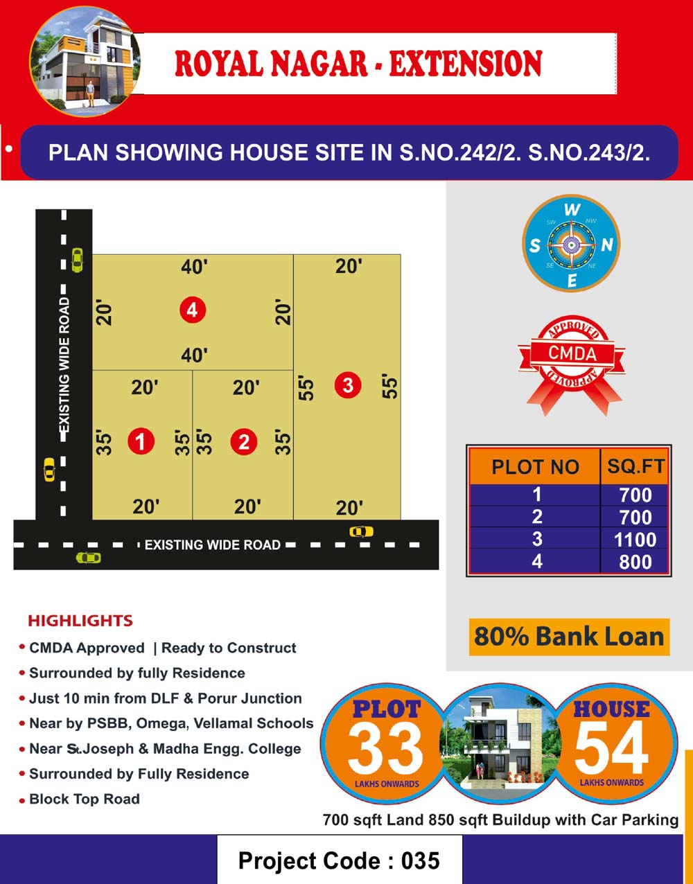 Royal Nagar - Extension in chennai Layout 1